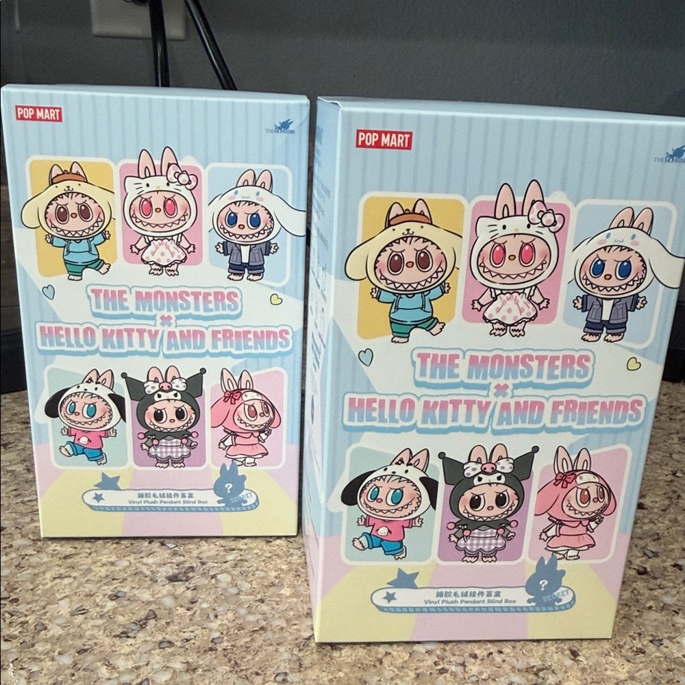The Monsters x Hello Kitty and friends Labubu